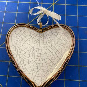 Gold Heart Candy Dish